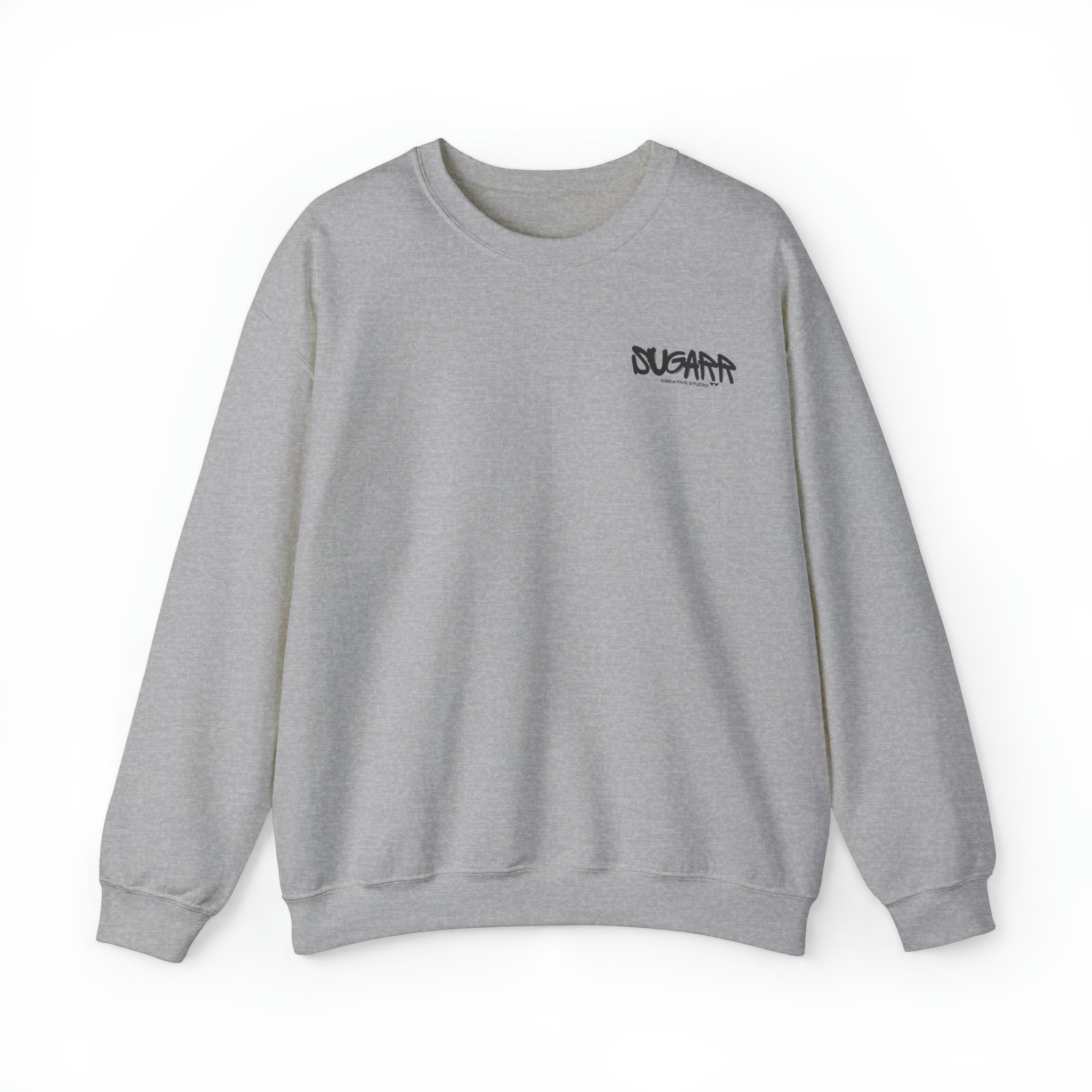 Suflower Crewneck Sweatshirt_Back logo_Grey